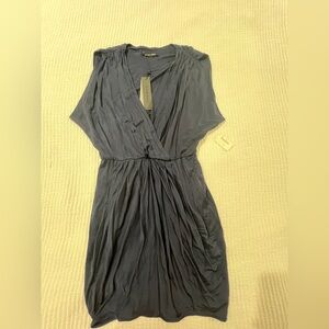 Black Halo Jill Mini Dress Viscose Size L NWT